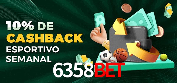 10% de bônus de cashback na 6358bet